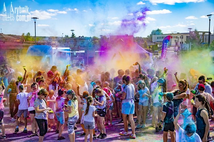 Mieszkańcy Jejkowic w kolorach. Festiwal dał mnóstwo radości (zdjęcia), Daniel Wojaczek